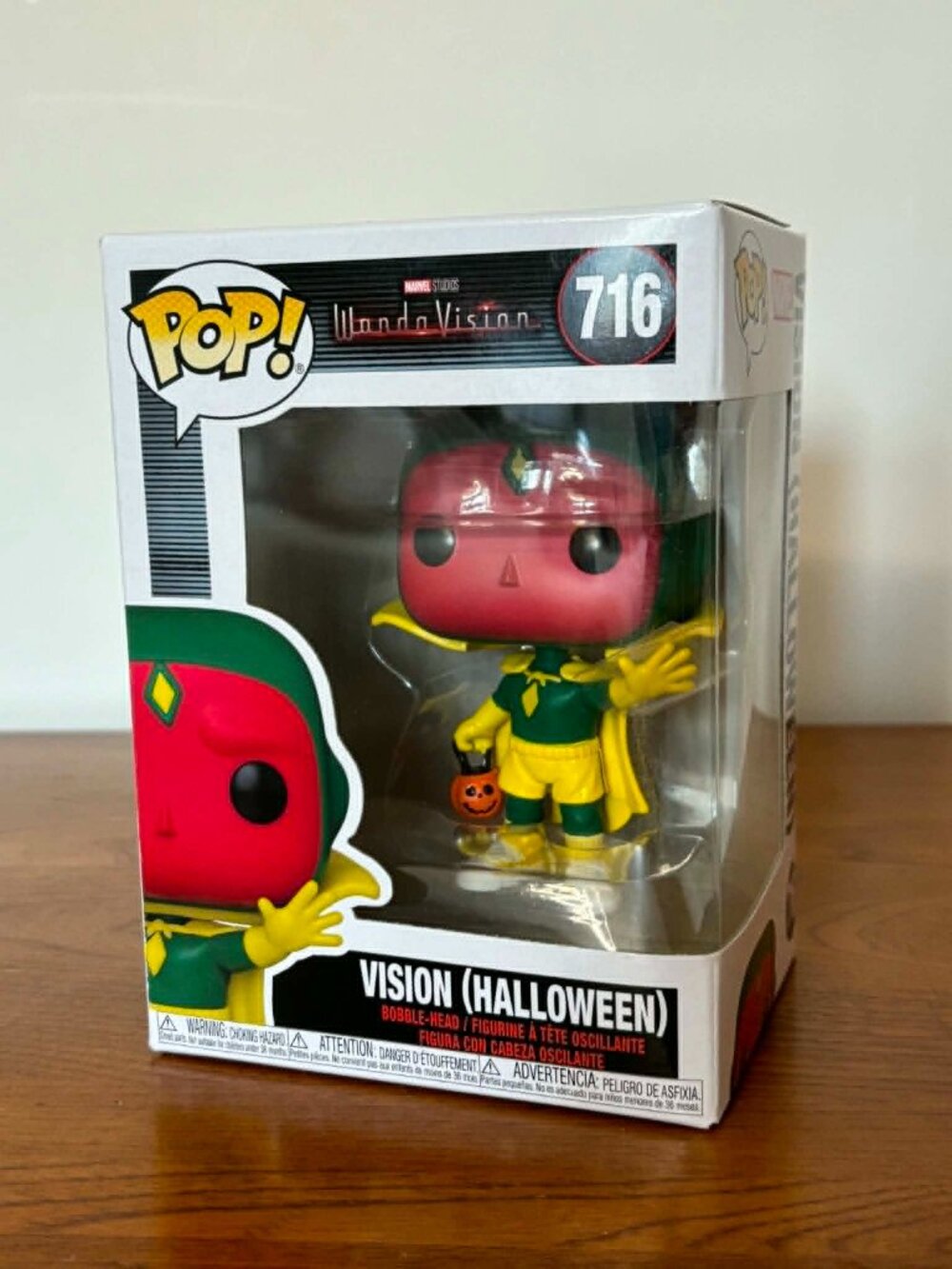 Funko Pop! Vision (Halloween) #716 | WandaVision | Marvel Vinyl Figure